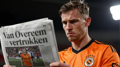 Voormalig profvoetballer Geert-Jelle de Vries treurt over de transfer van Joris van Overeem van SC Heerenveen naar FC Utrecht